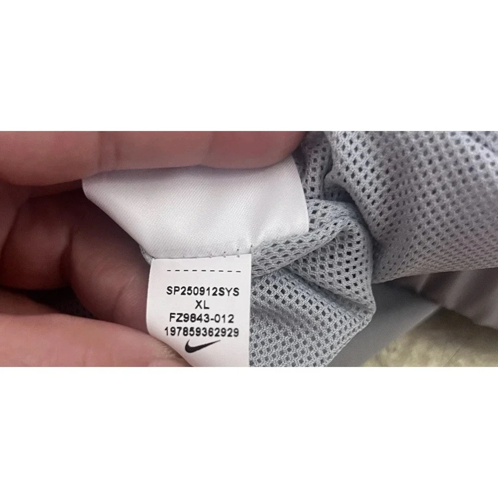 NWT Nike Dri-FIT Kay Yow Cancer Fund Full Zip Wind Breaker Jacket Gray Womens XL - Picture 10 of 10